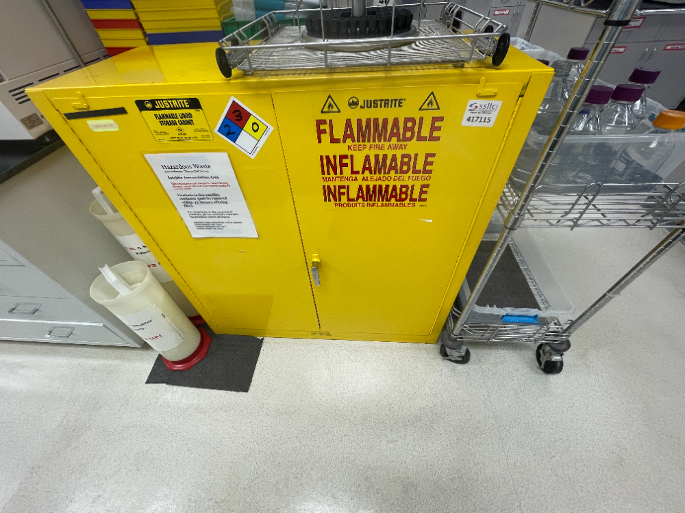 Image of Justrite 30 Gallon FM Flammable Storage Cabinet